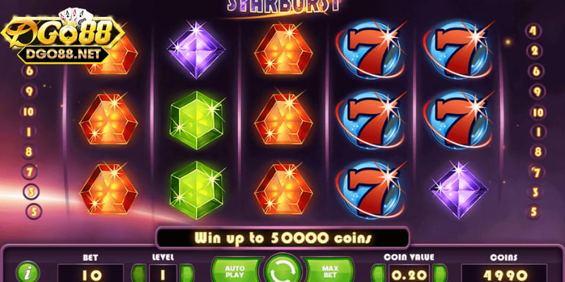 Starburst - Game slot nổi tiếng nhất trên thị trường